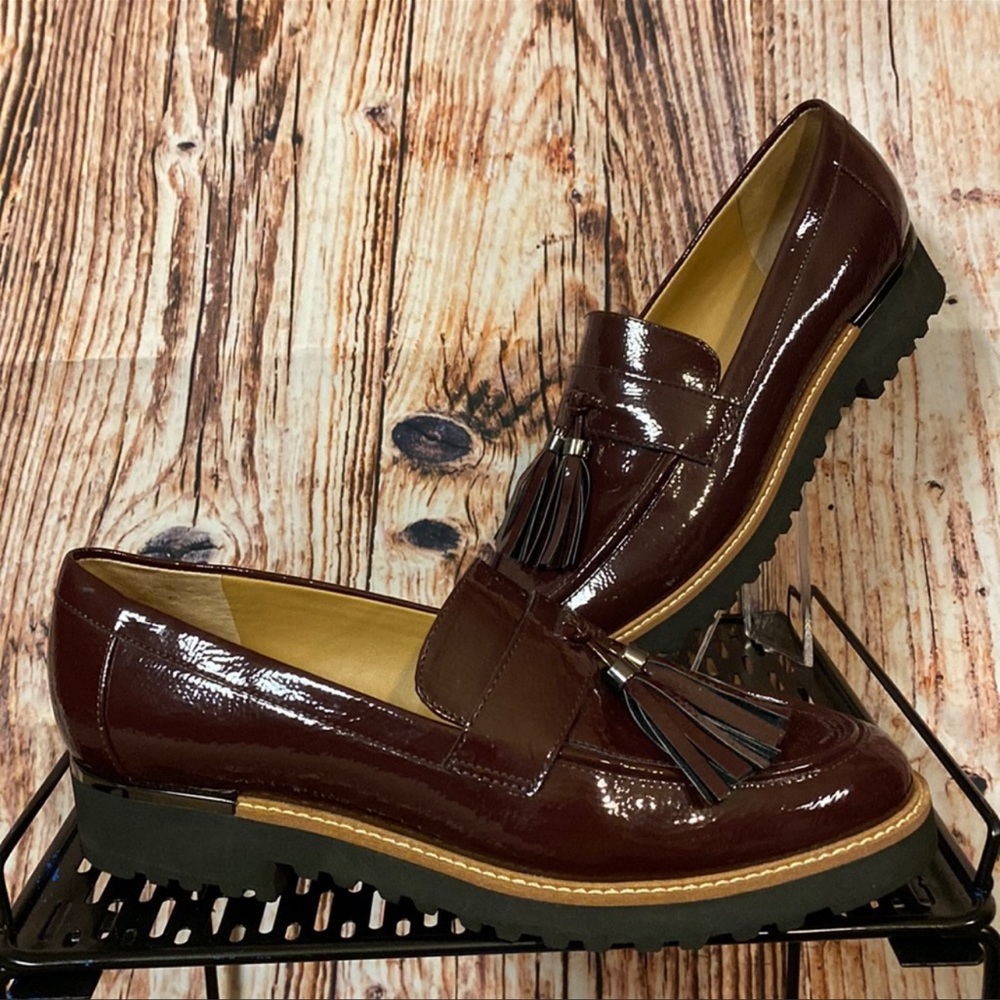 Franco Sarto Slip On Carney Tassel Loafers Womens Sz. 8.5M